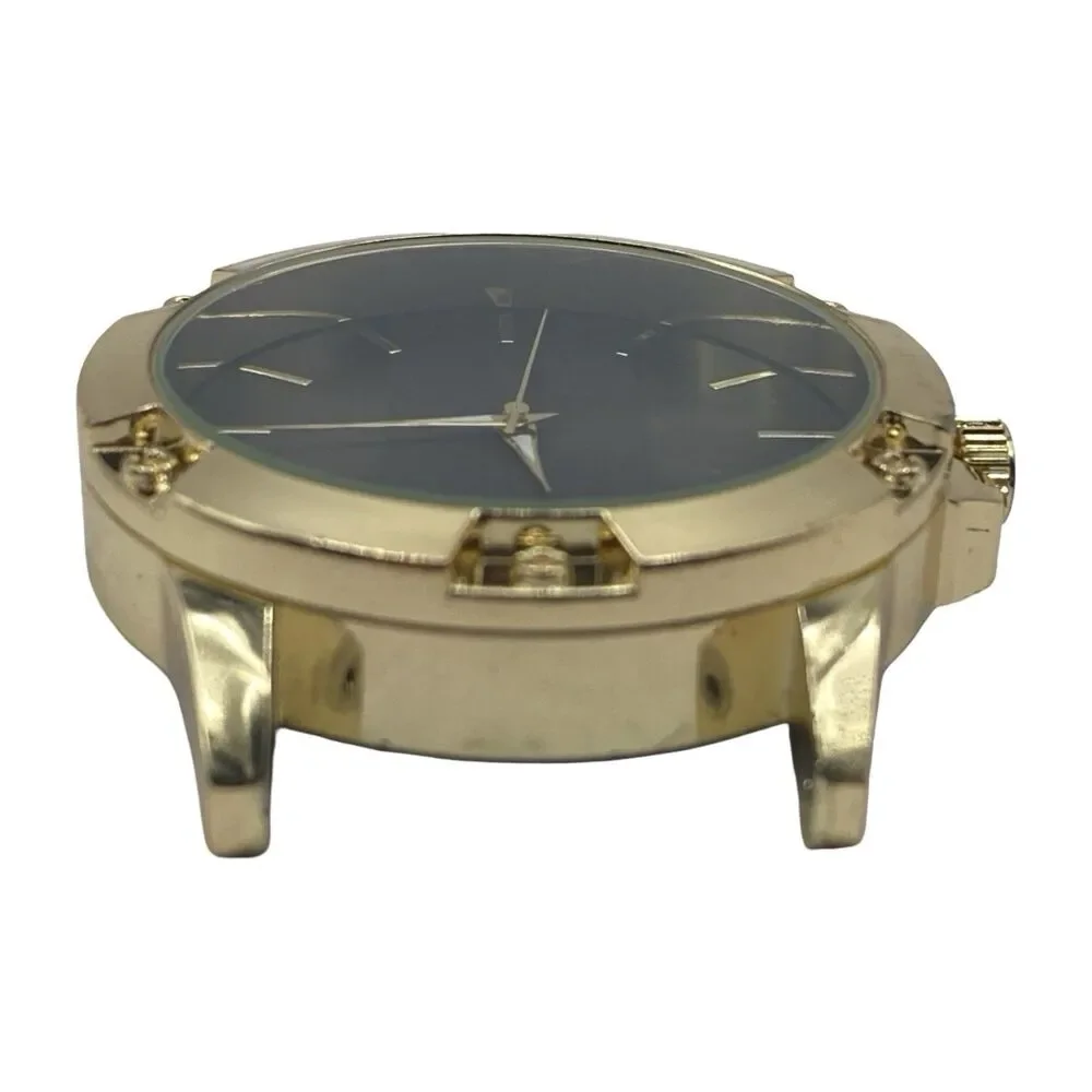 Accutime Watch Corp Men's Gold Tone Quartz Watch Running